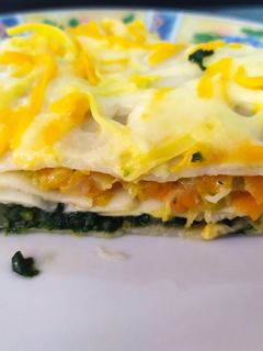 Una foto de Lasaña de verduras
