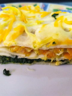 Una foto de Lasaña de verduras