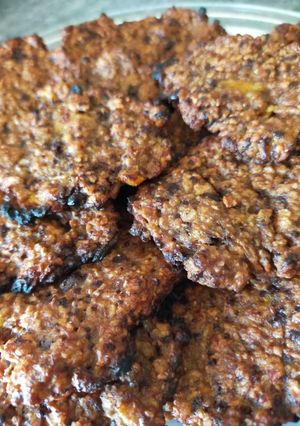 Una foto de Galletas de plátano y cereales
