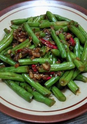 Foto resep Buncis tumis Ebi