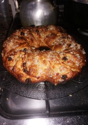 Una foto de Rosca de Pascua Trenzada