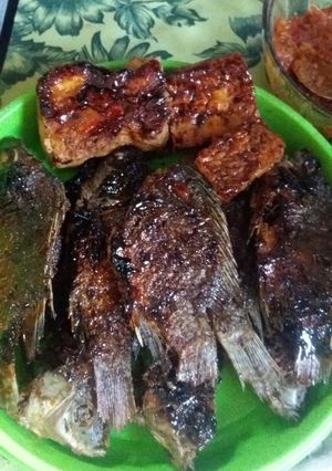 Foto resep Mujair vs tahu goreng bakar
