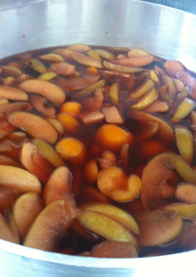 Una foto de Ponche de frutas