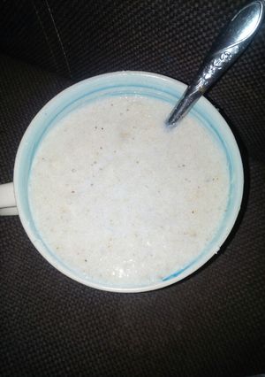A picture of Acha pudding.