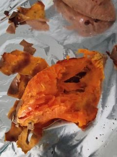 Una foto de Boniatos asados al horno
