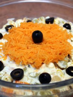 Una foto de Ensalada de pasta con mayonesa