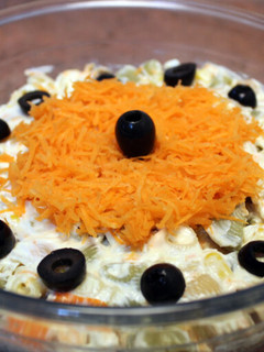 Una foto de Ensalada de pasta con mayonesa
