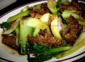 Une photo de Bœuf Sauté au chou chinois (pak-choï)