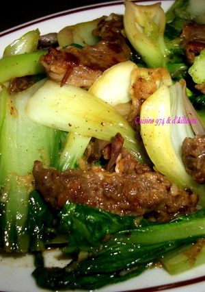 Une photo de Bœuf Sauté au chou chinois (pak-choï)
