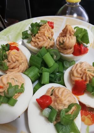 Töltött tojás🥚🐰 recept fotója