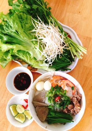 Hình của món Hủ tiếu nam vang.