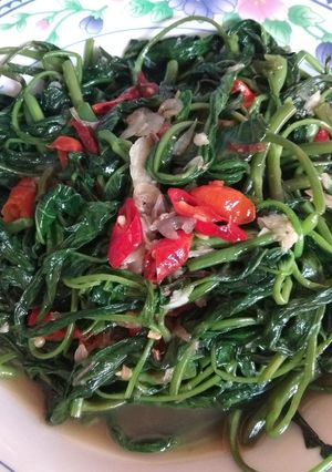 Foto resep Tumis kangkung no kecap