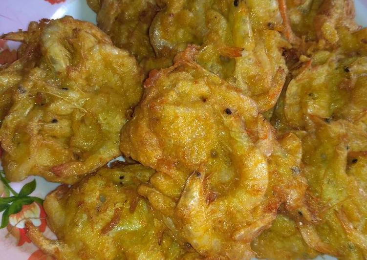 Resep Bakwan Udang simple, Enak Banget