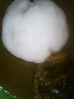A picture of Tuwon shinkafa.