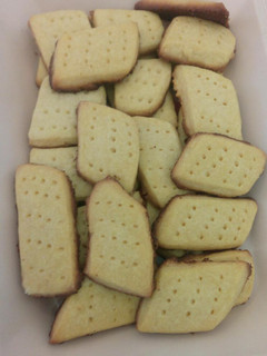 A picture of Homemade short bread.