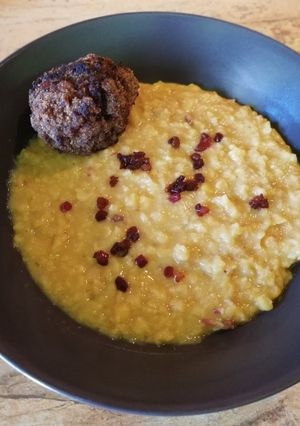 Sárgaborsó főzelék recept fotója