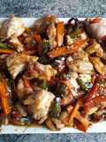 Chop suey de pollo
