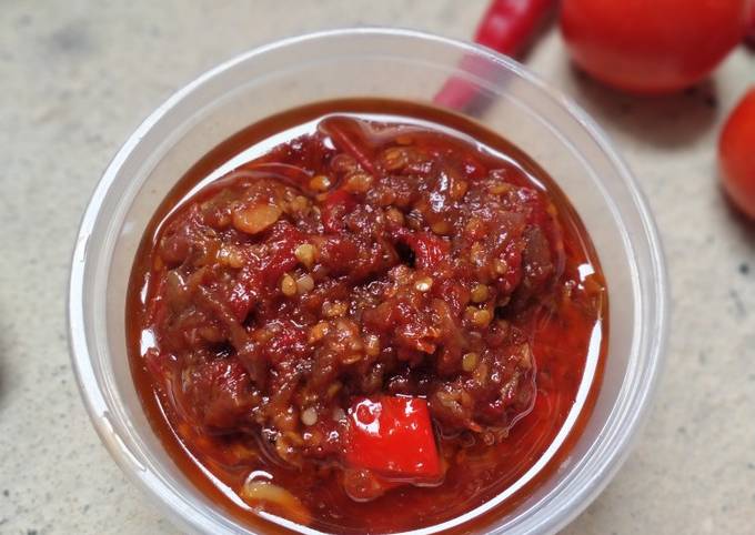 SAMBAL TERASI ala PECEL LAMONGAN