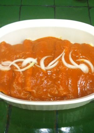 Una foto de Enchiladas de molito