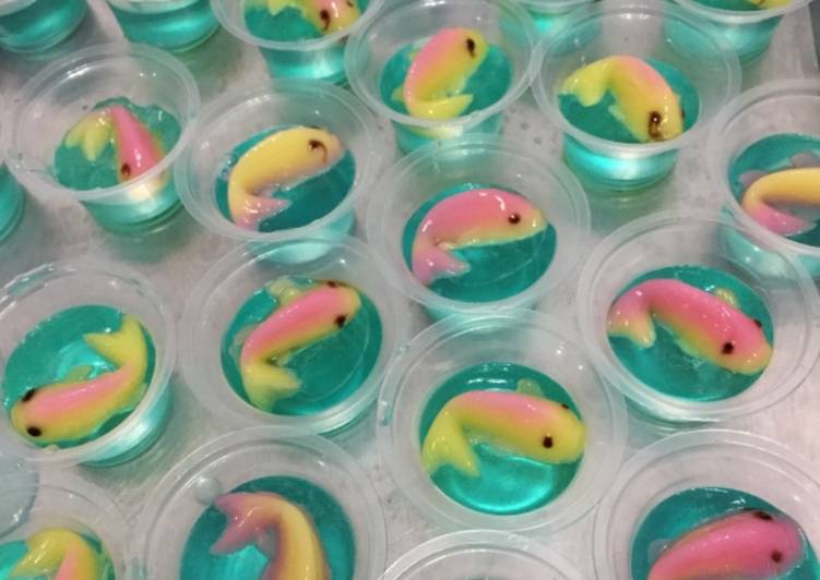 Olahan Puding Ikan Koi | Cara Masak Puding Ikan Koi Yang Sederhana