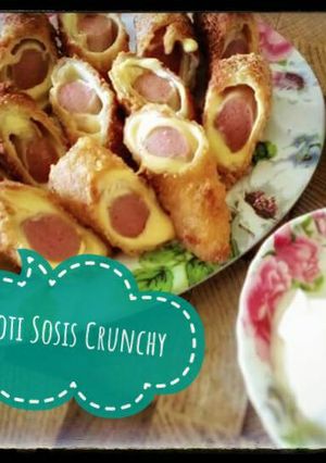 Foto resep Roti Sosis Crunchy 🍞