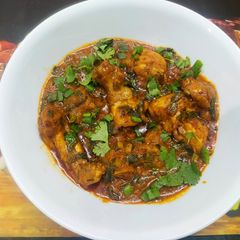 A picture of Chicken with Spring Onion.