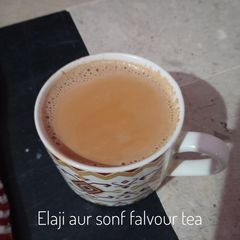 Elaichi and sonf flavor tea A picture of Elaichi and sonf flavor tea.