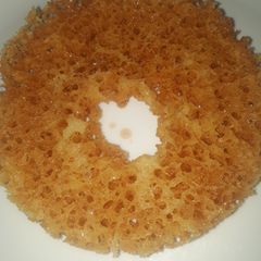 A picture of Homemade ghevar.