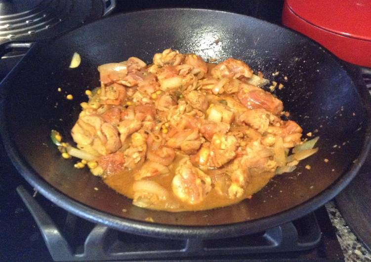 How to Prepare Super Quick Homemade Chicken Curry - very easy to make.