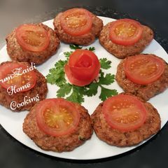 A picture of 🌶🥗🥔Aloo Chapli Kebab🌶🥔🥗(potato chapli kebab).