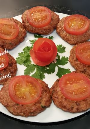 A picture of 🌶🥗🥔Aloo Chapli Kebab🌶🥔🥗(potato chapli kebab).
