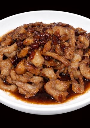 Hình của món SP.0103 - Thịt Heo Xào Tương Hột.