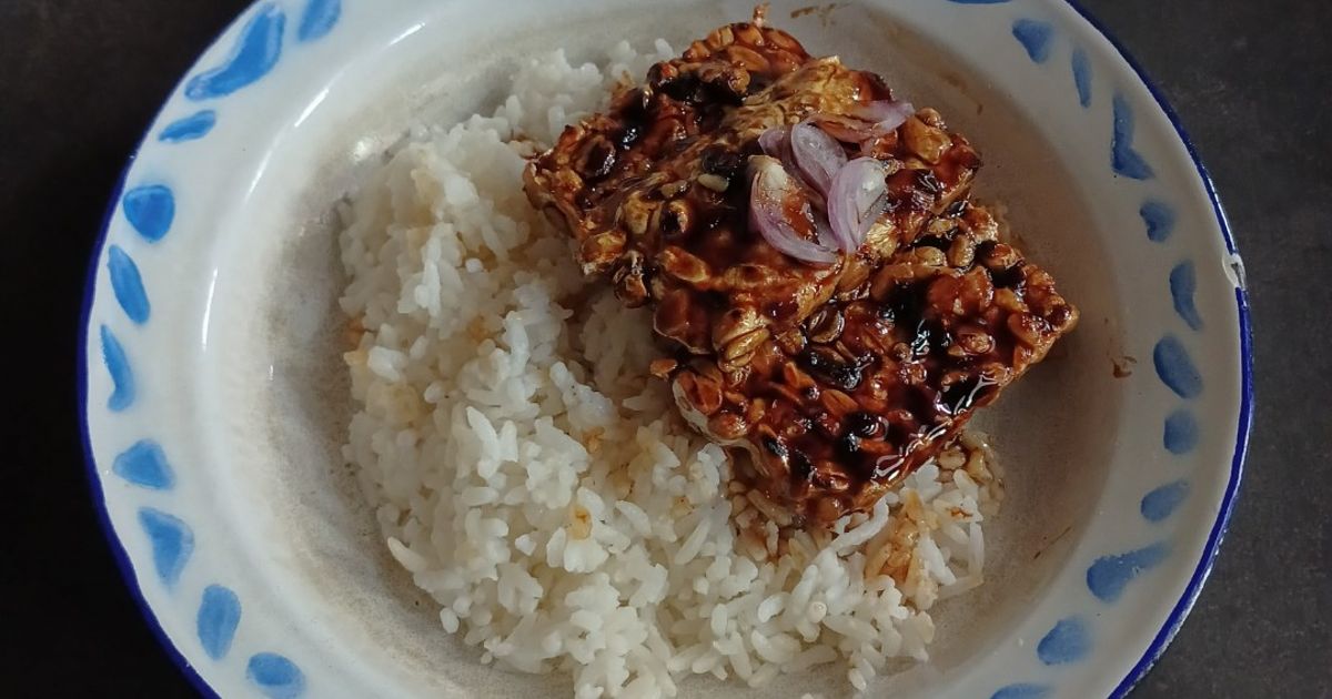 Tempe Bakar Sambal Kecap (diet friendly)