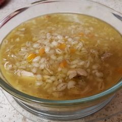 Chicken and Barley Soup A picture of Chicken and Barley Soup.