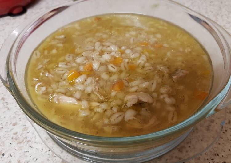 Easiest Way to Make Any-night-of-the-week Chicken and Barley Soup