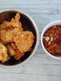 Ayam goreng tepung saos asam manis