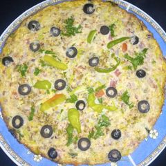 A picture of Egg Pizza.