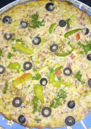 A picture of Egg Pizza.