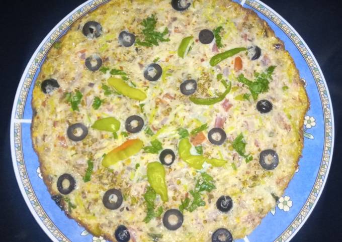 Simple Way to Make Favorite Egg Pizza