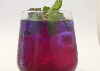 Resep Unik Ice Butterfly Pea Tea Lemonade Paling Enak