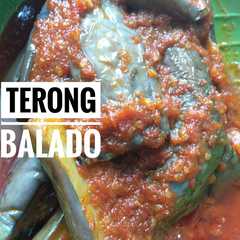 A picture of Terong Balado.