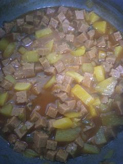 Una foto de Jamonilla con papas
