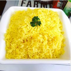 A picture of Turmeric Rice.