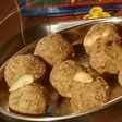 Red poha & oats ladoo