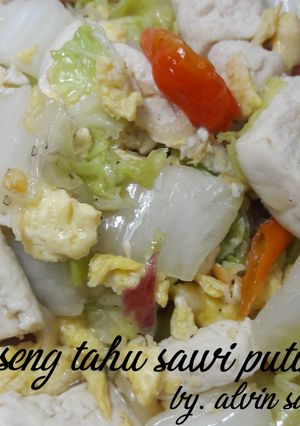 Foto resep Oseng tahu sawi putih