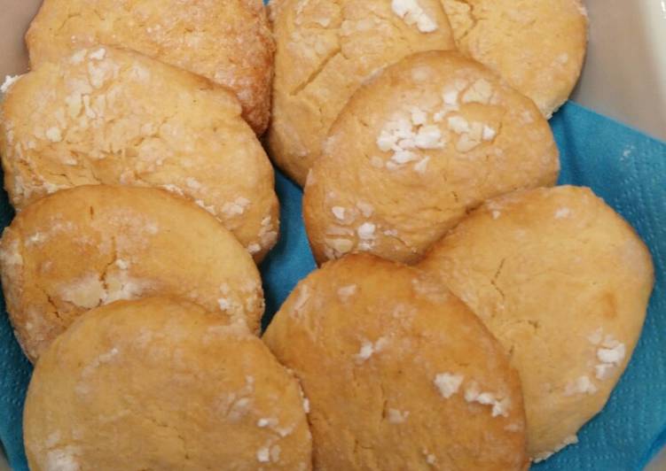 Biscotti al limone con pasta madre