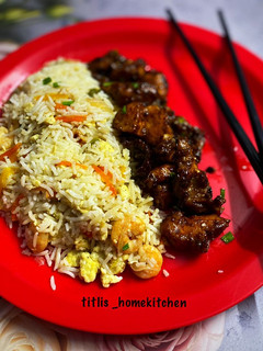 A picture of Shrimp Egg Fried Rice.