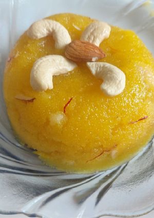 A picture of Rava kesari.