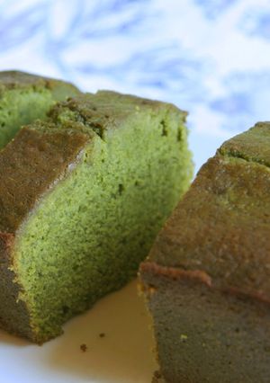 A picture of Our best Matcha Pound Cake.
