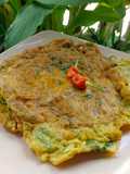 Telur Dadar Daun Kunyit